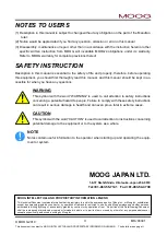 Preview for 3 page of Moog DigiPack III J141-215 Installation, Maintenance And User Manual