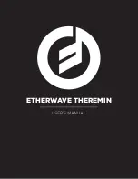 Preview for 1 page of Moog ETHERWAVE THEREMIN User Manual