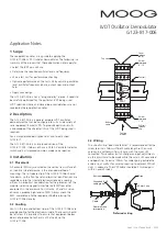 Preview for 1 page of Moog G123-817-006 Application Notes