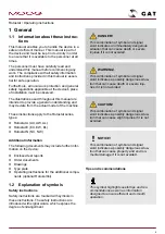 Preview for 5 page of Moog GAT Rotostat AL Operating Instructions Manual