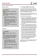 Preview for 8 page of Moog GAT Rotostat AL Operating Instructions Manual