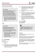 Preview for 21 page of Moog GAT Rotostat AL Operating Instructions Manual