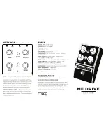 Preview for 1 page of Moog MF Drive Quick Start Manual