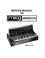 Preview for 1 page of Moog Minimoog 204D Service Manual