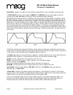 Preview for 4 page of Moog MP-201 Multi-Pedal Manual