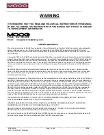 Предварительный просмотр 2 страницы Moog MPT-90 Product Manual