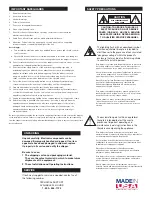 Preview for 2 page of Moog SView FDP7CN-3 Installation And Operation Instructions Manual