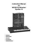 Moog SYSTEM 15 Instruction Manual preview