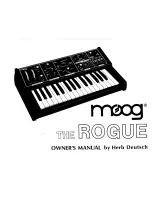 Preview for 1 page of Moog The Rogue Owner'S Manual