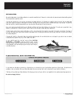 Preview for 3 page of Moomba Outback V 2012 Owner'S Manual