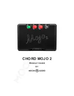 Preview for 1 page of Moon Audio CHORD MOJO 2 Product Manual