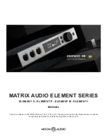Moon Audio ELEMENT I Manual preview