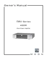 moon 400M Owner'S Manual preview