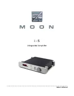 Предварительный просмотр 1 страницы moon i.5 Owner'S Manual