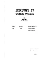 Предварительный просмотр 2 страницы Mooney Executiv 21 Owner'S Manual