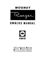 Mooney Ranger M20C 1968 Owner'S Manual preview