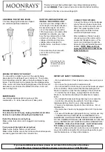 Preview for 1 page of MOONRAYS 95565 Quick Manual