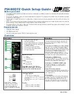 Moons' Applied Motion Products PS480D72 Quick Start Manual предпросмотр