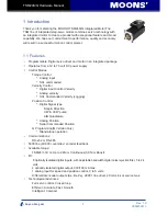 Предварительный просмотр 3 страницы Moons' TSM24S/Q Hardware Manual