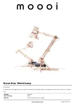 Moooi Brave New World Lamp Manual preview