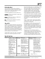 Preview for 3 page of Moore Industries IPT2 User Manual