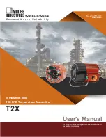 Moore Industries TEMPTATION 2000 T2X User Manual preview