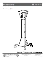 Preview for 1 page of Mooreco Active Classroom Power Tower Assembly Instructions