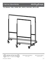 Mooreco All Dry Erase 74965 Series Assembly Instructions Manual preview