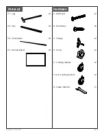 Preview for 2 page of Mooreco Deluxe Mobile Reversible Board Assembly Instructions Manual