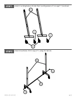 Preview for 4 page of Mooreco Deluxe Mobile Reversible Board Assembly Instructions Manual