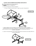 Preview for 9 page of Mooreco Lumina Carel Add-On BLT-90083 Assembly Instructions Manual