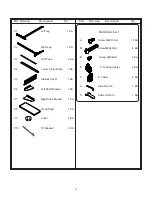 Preview for 2 page of Mooreco Platinum Series Assembly Instructions