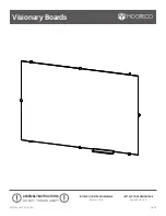 Mooreco Visionary Assembly Instructions Manual preview