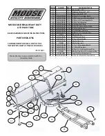 Preview for 1 page of MOOSE 4501-0761 Instruction Sheet