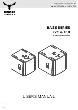 MOOSE BASS G15 User Manual preview