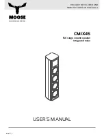 MOOSE CMIX45 User Manual предпросмотр