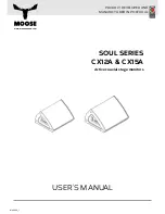 MOOSE CX12A User Manual предпросмотр