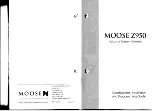 Preview for 1 page of MOOSE Z950 Specification & Installation Manual