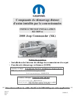 Preview for 11 page of Mopar 82211019xx Jeep Commander (XK) 2008 Installation Instructions Manual