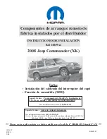 Preview for 21 page of Mopar 82211019xx Jeep Commander (XK) 2008 Installation Instructions Manual