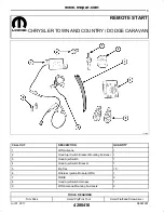 Предварительный просмотр 1 страницы Mopar 82212895 Manual