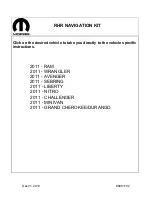 Preview for 1 page of Mopar RHR User Manual