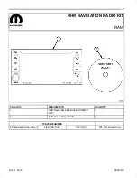 Preview for 2 page of Mopar RHR User Manual