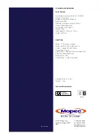 Preview for 18 page of Mopec 5000 User Manual