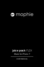 Preview for 1 page of Mophie juice pack FLEX User Manual