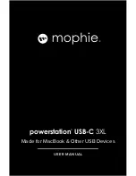 Предварительный просмотр 1 страницы Mophie Powerstation USB-C 3XL User Manual