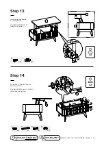 Preview for 12 page of mopio BROOKLYN LIFT TOP COFFEE TABLE Assembly Instructions Manual