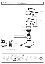 Предварительный просмотр 3 страницы Mora armatur MMIX W1 Installation Instruction