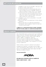 Предварительный просмотр 16 страницы Mora 8590371076671 Instruction Manual