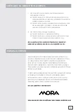 Предварительный просмотр 31 страницы Mora 8590371076671 Instruction Manual